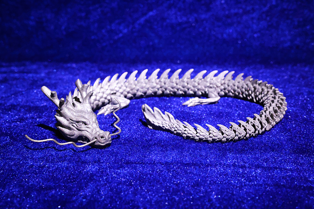 3D打印鉭鈮工藝品-龍